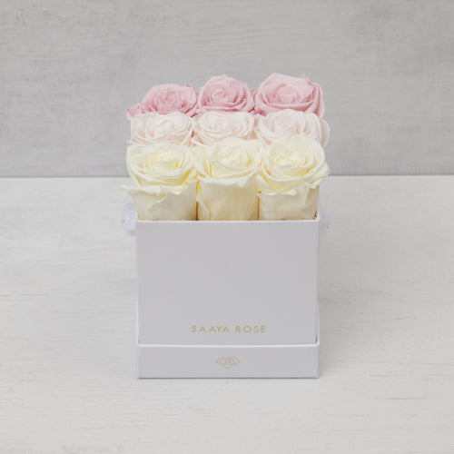 9 Rose Box (Pink Ombre)