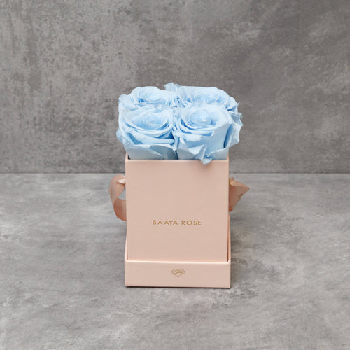 4 Pink Box (Sky Blue Roses)