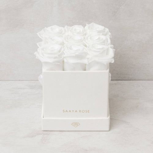 9 Ivory Suede (White Roses)