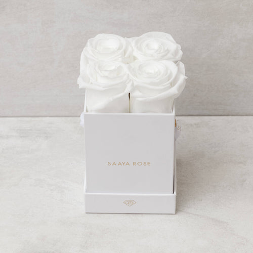 4 White Box (White Roses)