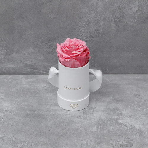 Single White Box (Deep Pink Rose)