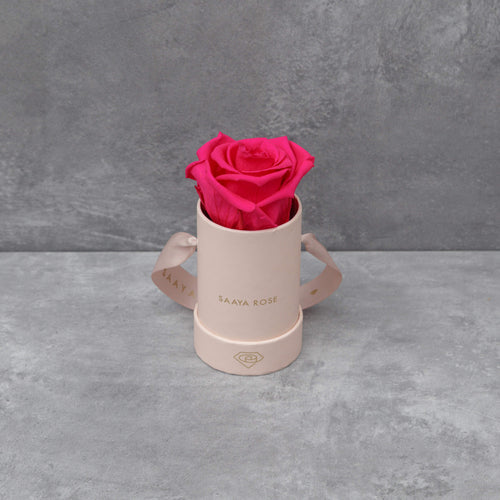 Single Pink Box (Hot Pink Rose)