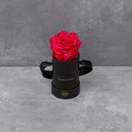 Single Black Box (Hot Pink Rose)